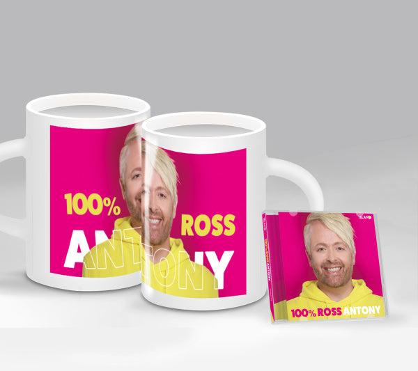 Ross Antony 100% Ross Fan-Set Tasse + CD + GRATIS CD „Mein Freund Button“