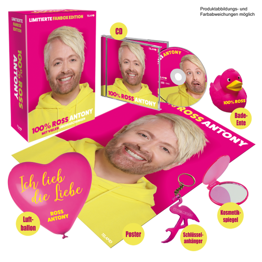 Ross Antony 100% Ross Fanbox + GRATIS CD „Mein Freund Button“