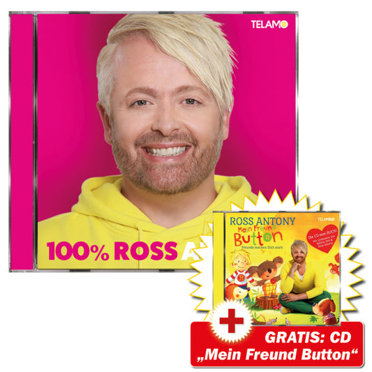 Ross Antony 100% Ross + GRATIS CD „Mein Freund Button“