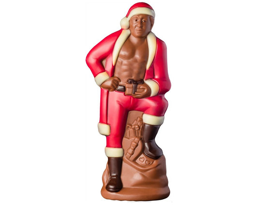 Weihnachtsmann aus Schokolade