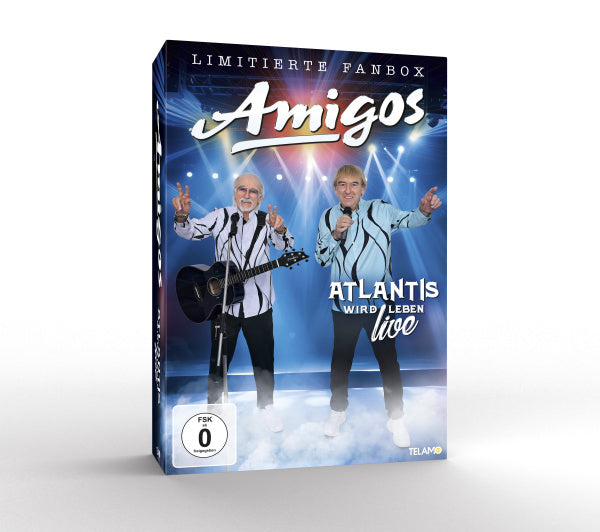Amigos - Atlantis wird leben (Live Edition) Fanbox + GRATIS Schreibset