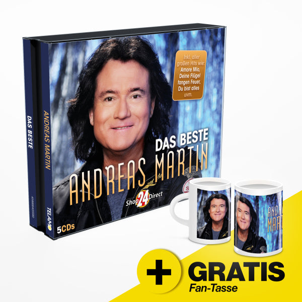 Andreas Martin - Das Beste + GRATIS Fan-Tasse