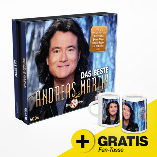 Andreas Martin - Das Beste + GRATIS Fan-Tasse