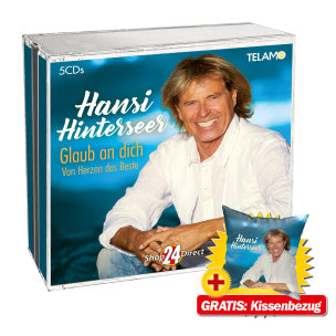 Hansi Hinterseer - Glaub an dich – Von Herzen das Beste + GRATIS Kissenbezug