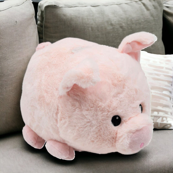 Piggy, das flauschige grunzende Sparschwein