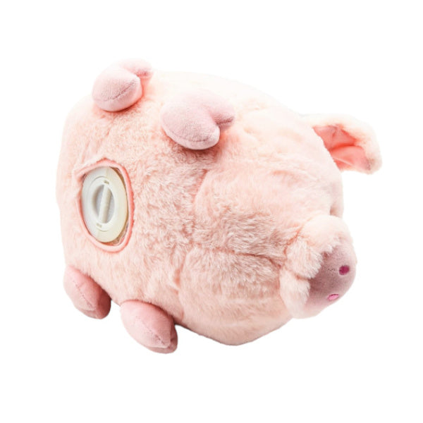 Piggy, das flauschige grunzende Sparschwein