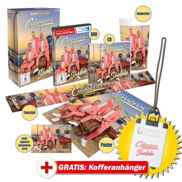 Calimeros - Shalala Fanbox + GRATIS Kofferanhänger