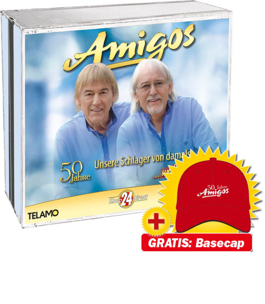 Amigos 50 Jahre - Unsere Schlager von damals ...und heute! + GRATIS Basecap
