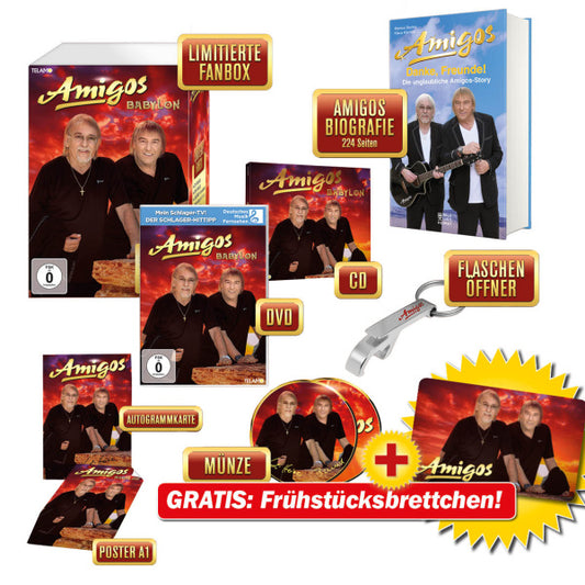 Amigos Babylon Fanbox + GRATIS Frühstücksbrettchen