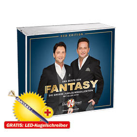 Fantasy Das Beste von Fantasy - Das große Jubiläumsalbum + GRATIS Kugelschreiber mit LED