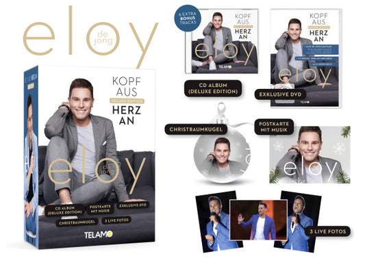 Eloy de Jong Kopf aus - Herz an Fanbox (Deluxe-Edition)
