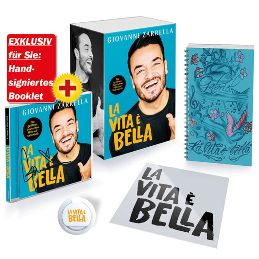 Giovanni Zarrella La vita è bella Fanbox + GRATIS Booklet HANDSIGNIERT