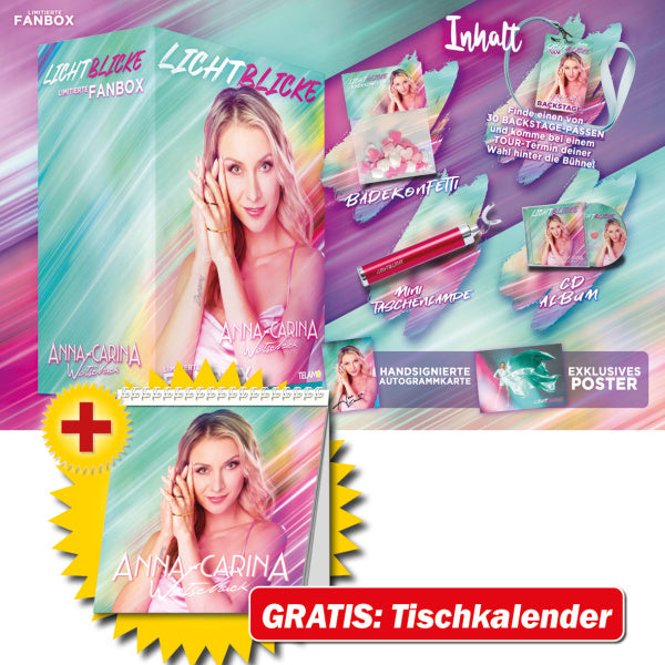 Anna-Carina Woitschack Lichtblicke Fanbox + GRATIS Tischkalender