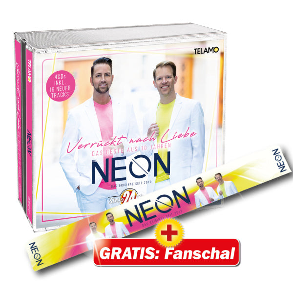 Neon Verrückt nach Liebe: Das Beste aus 10 Jahren Exklusiv + GRATIS Fanschal